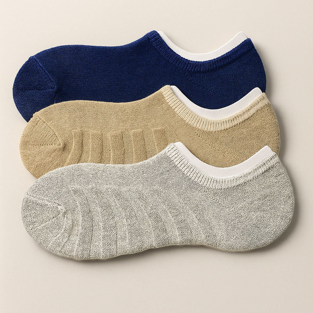 Terry Cotton No-Show 6-Pair Value Combo Bundle