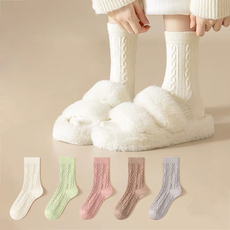 Everyday Grace Patterned Cotton Socks – Pack of 5