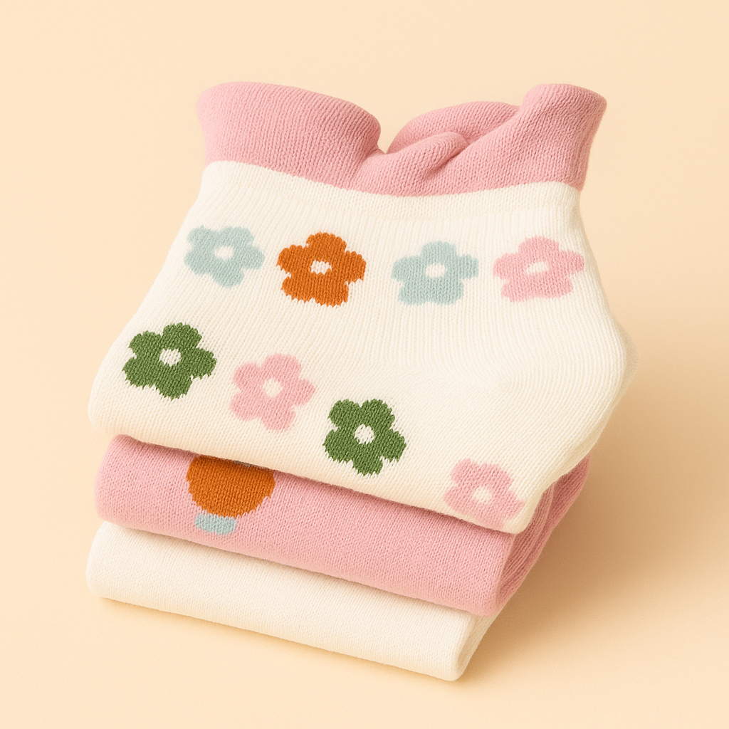 Pink Crush Frill Socks – Pack of 3
