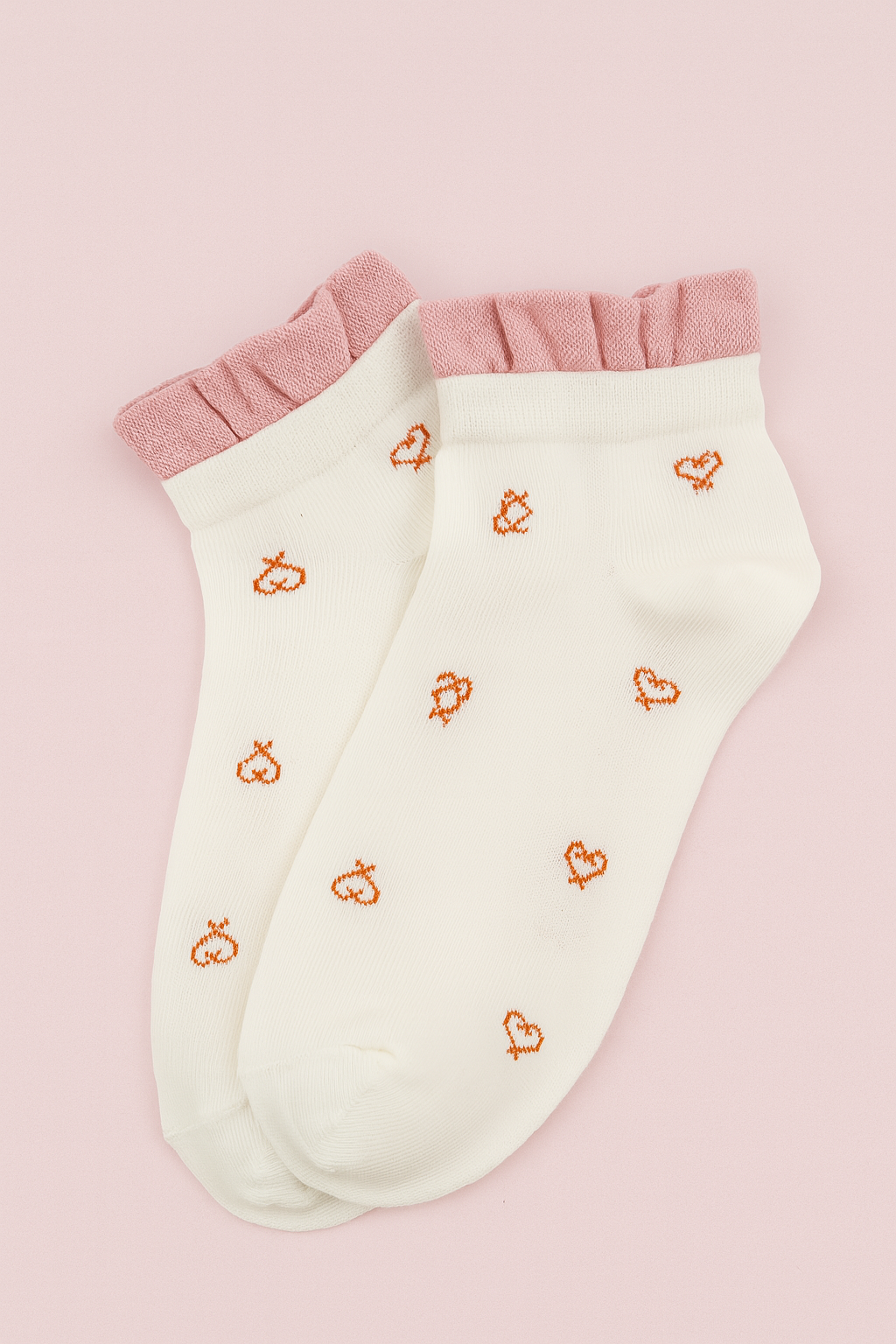 Pastel Geometry Ruffle Socks - Pack of 3 Pairs